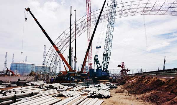 The construction site of Duyen Hai 3 Thermal Power Plant, one of projects was named in the list of environmental pollution threat announced by the Ministry of Industry and Trade on October 20 (Photo: SGGP) The construction site of Duyen Hai 3 Thermal Power Plant, one of projects was named in the list of environmental pollution threat announced by the Ministry of Industry and Trade on October 20 (Photo: SGGP)